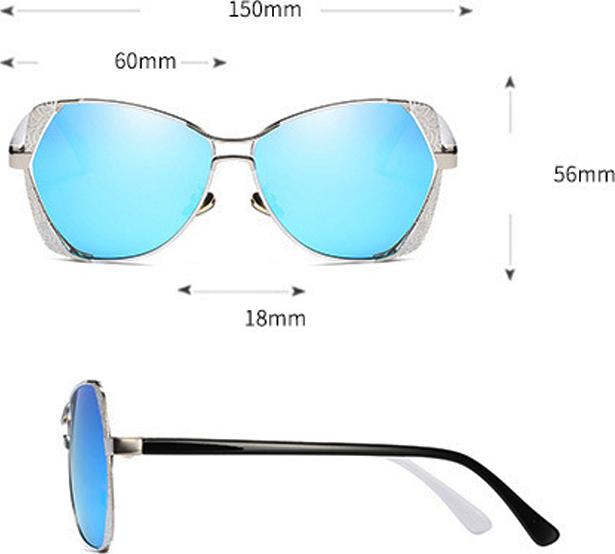 Kính mát thời trang nữ mặt trái xoan siêu phong cách 124
