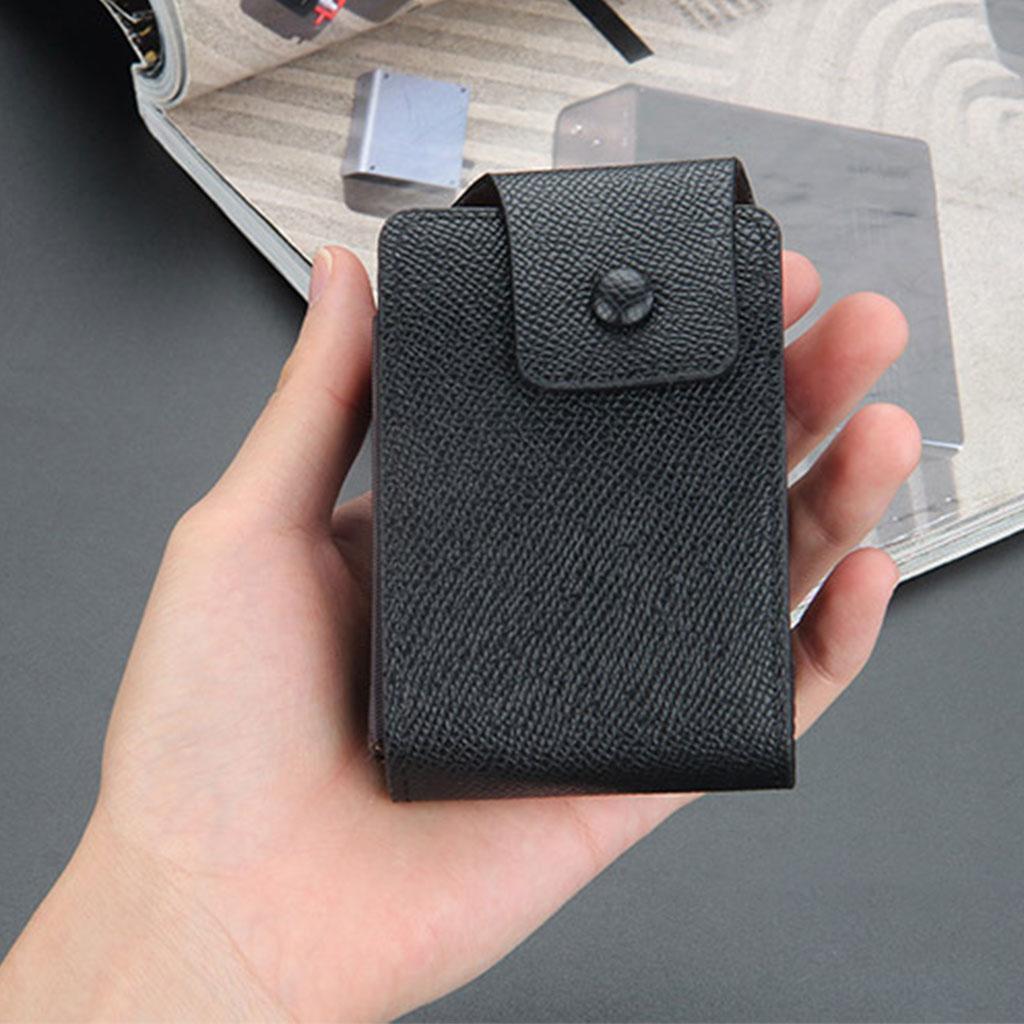 Minimalist Card Holder Large Capacity Money Clip PU Women Pocket