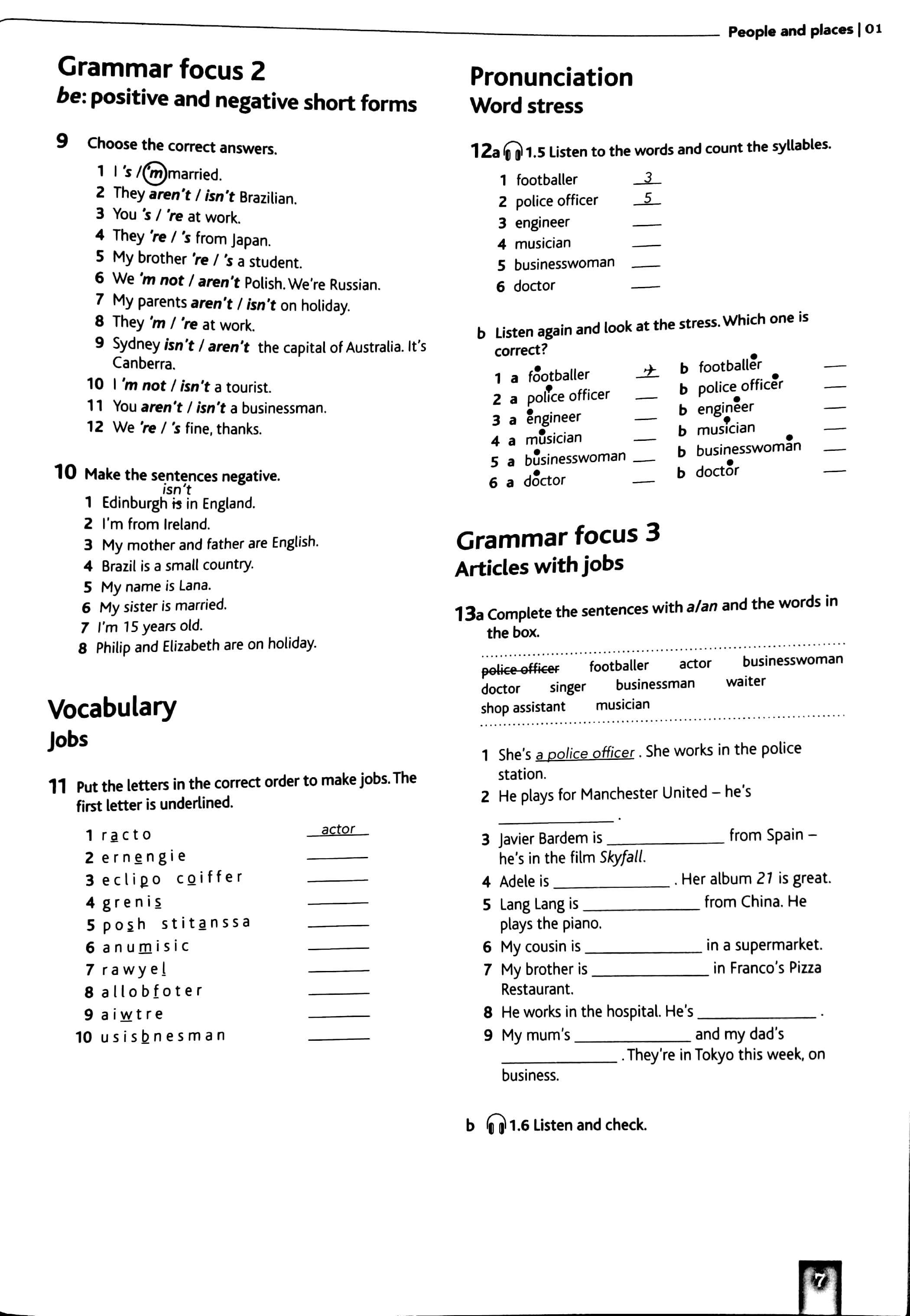 Cutting Edge Elementary Workbook with Key: Elementary 3Ed