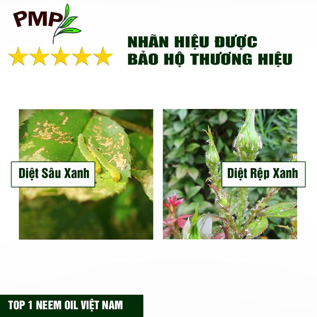 Combo 2 Túi Dầu Neem Oil Hữu Cơ PMP Nguyên Chất Loại Bỏ Rệp, Nhện Đỏ, Nấm, Sâu Bệnh Cho Hoa Hồng, Rau Sạch Green Neem