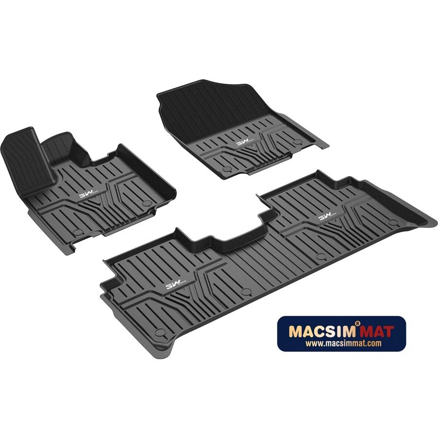 Hình ảnh Thảm lót sàn xe ô tô HONDA ACCORD 2013 - 2017 đến nay Nhãn hiệu Macsim 3W chất liệu nhựa TPE đúc khuôn cao cấp - màu đen