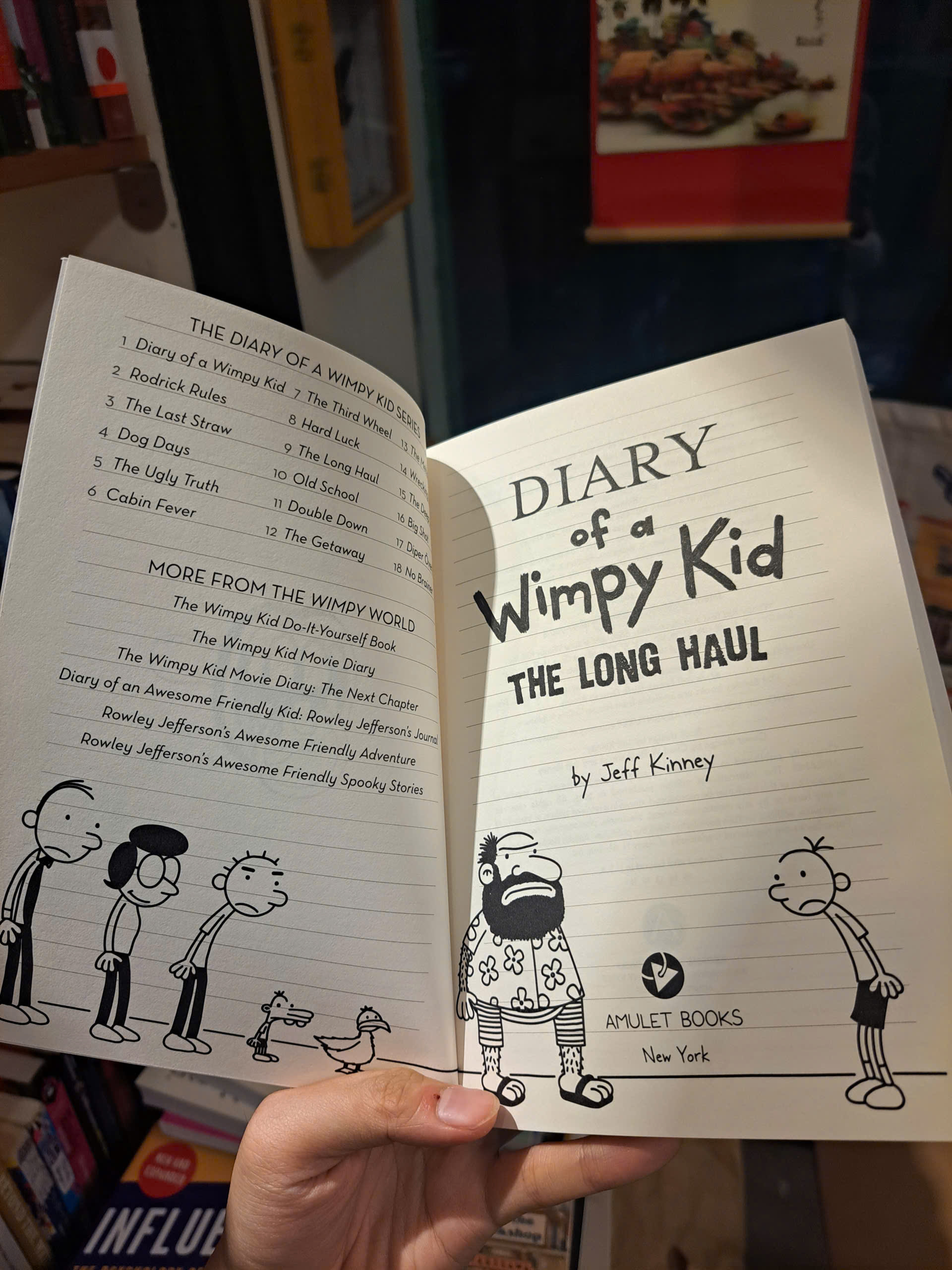 Sách - Diary of a Wimpy Kid: The Long Haul by Jeff Kinney | Children's Novel / Tiểu thuyết tiếng Anh