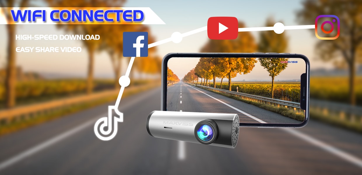 Camera hành trình Maxviss M1 mini Hàng chính hãng