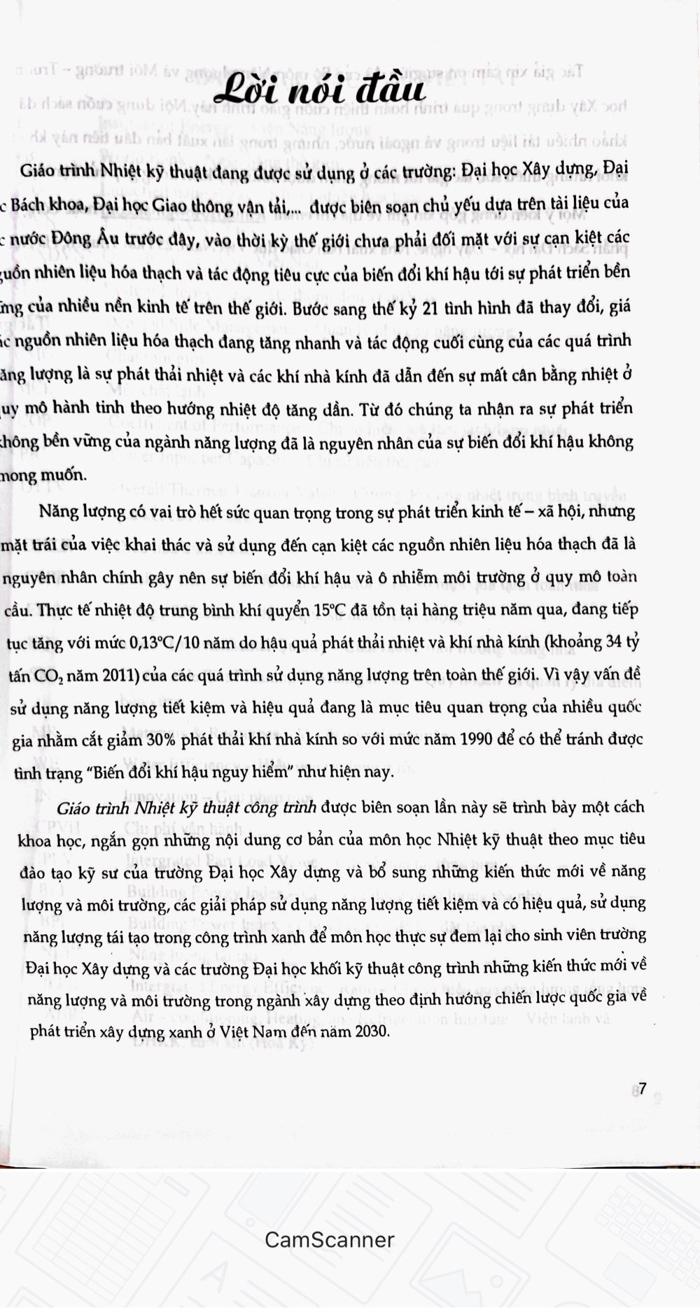 Giáo Trình Nhiệt Kỹ Thuật Công Trình - Dùng cho Các Trường Đại Học Khối Kỹ Thuật Công Trình