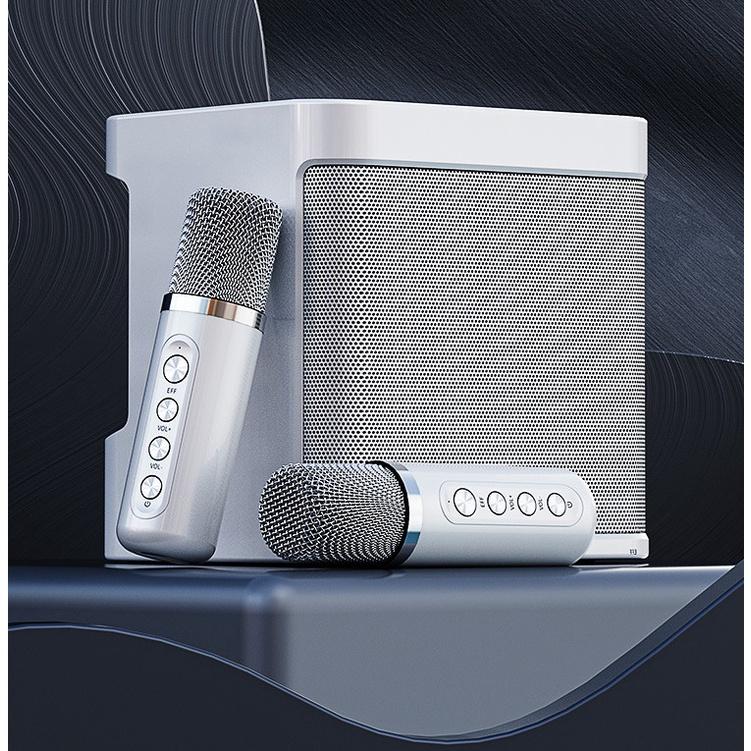 Loa Karaoke Bluetooth YS 203 Kèm 2 Micro Không Dây Siêu Hay, Mới 2022