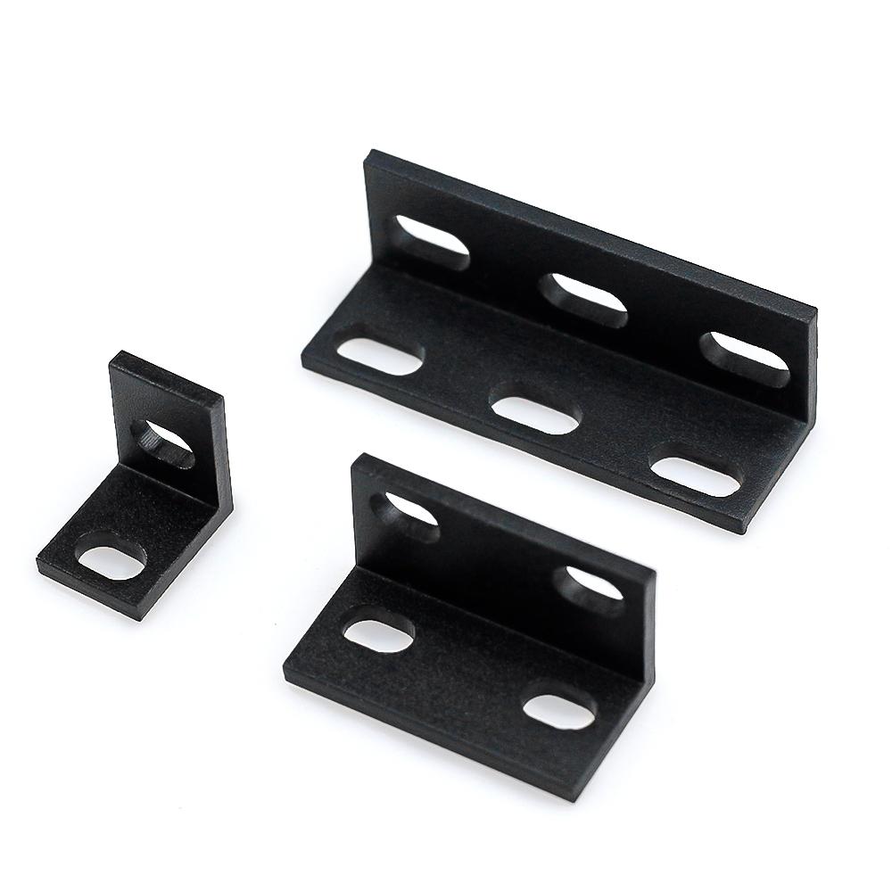 4 Cái Openbuilds Đơn Đôi Ba Chân đế Hỗ trợ Loại L Phổ biến Góc Lắp Đầu nối Nhôm cho Hồ sơ Nhôm