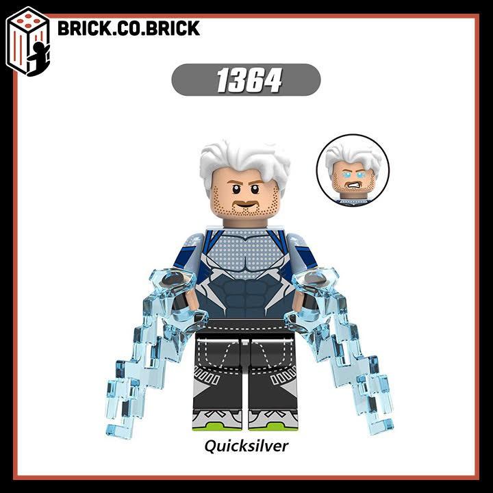 Mô Hình Lắp Ráp Siêu Anh Hùng Crossbones Quicksilver Eitri Red Skull Super Hero MCU X0270