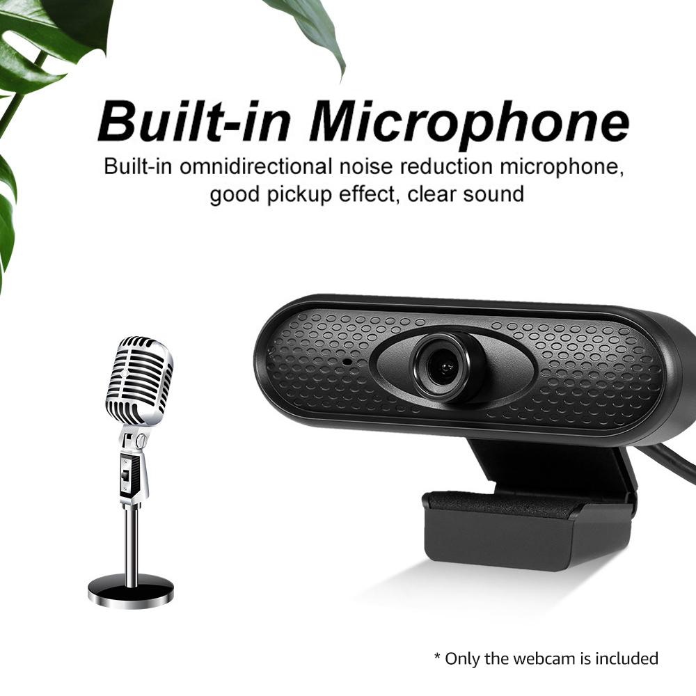 Webcam USB Camera HD 720p với Micrô tích hợp để ghi âm truyền trực tuyến cuộc họp trực tuyến