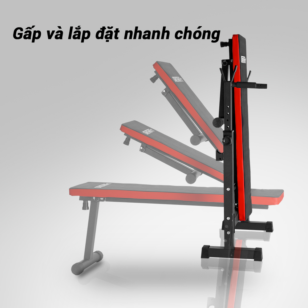 OneTwoFit Ghế tập ghế tập tạ đa năng ghế gập bụng ghê tập gym đa năng thiết bị thể OT040Z