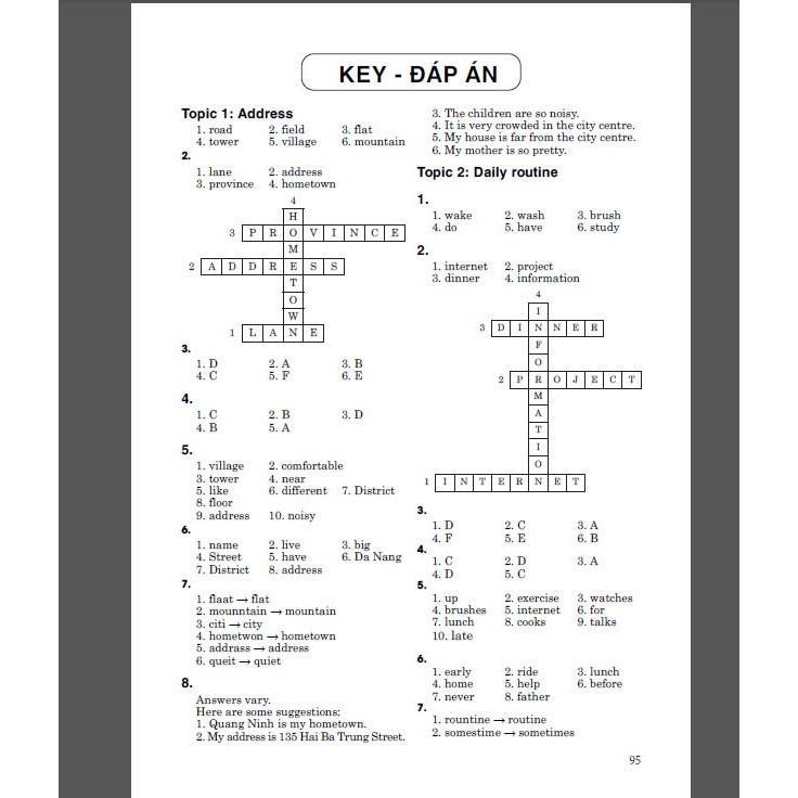 Sách - Bài Tập Từ Vựng Tiếng Anh Lớp 5 - Dùng Chung Các Bộ SGK Hiện Hành - Hồng Ân
