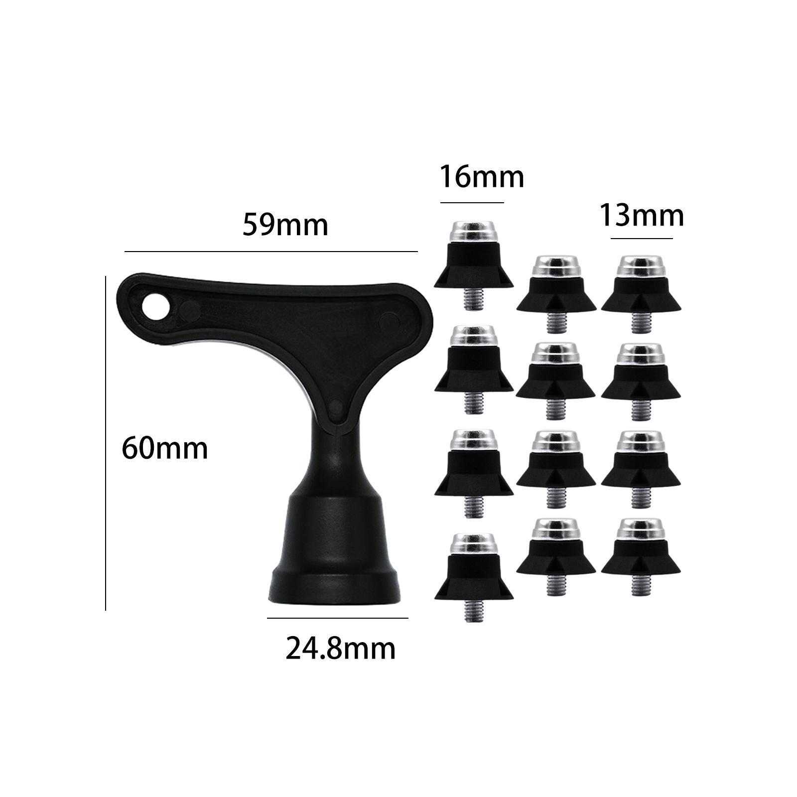 12Pcs Track Shoes Spikes Portable for Athletic Sneakers Competition Training