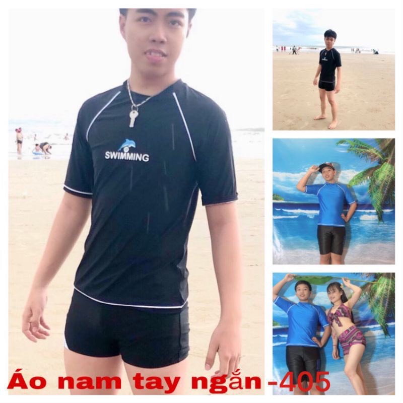 Áo bơi tay ngắn nam 401