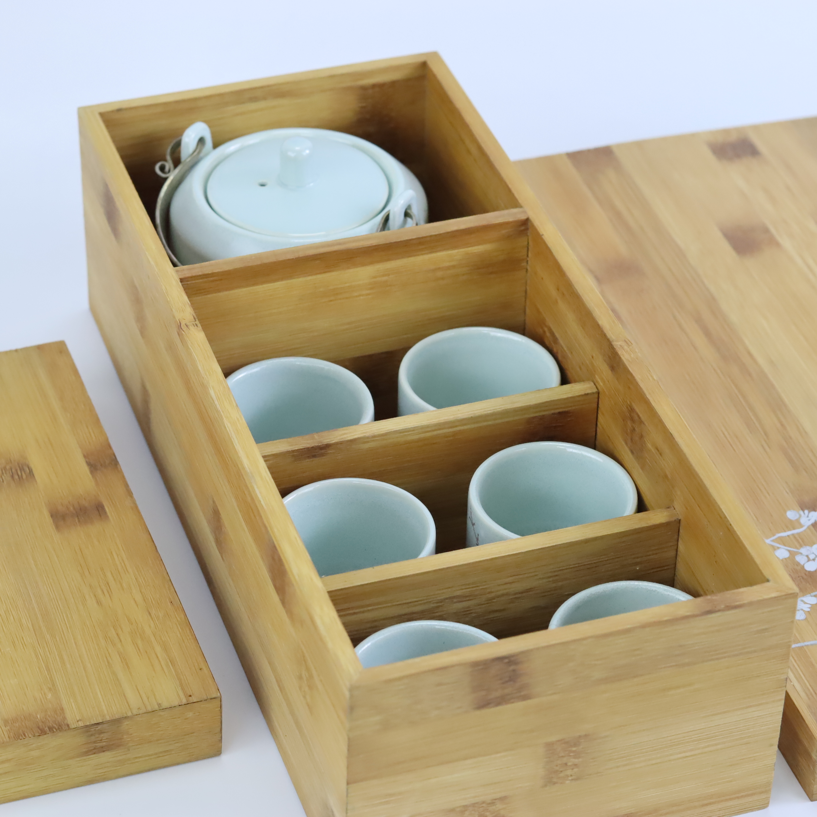Bộ ấm trà Hoa Mai SACHS TEA 1773 làm bởi nghệ nhân sang trọng cao cấp