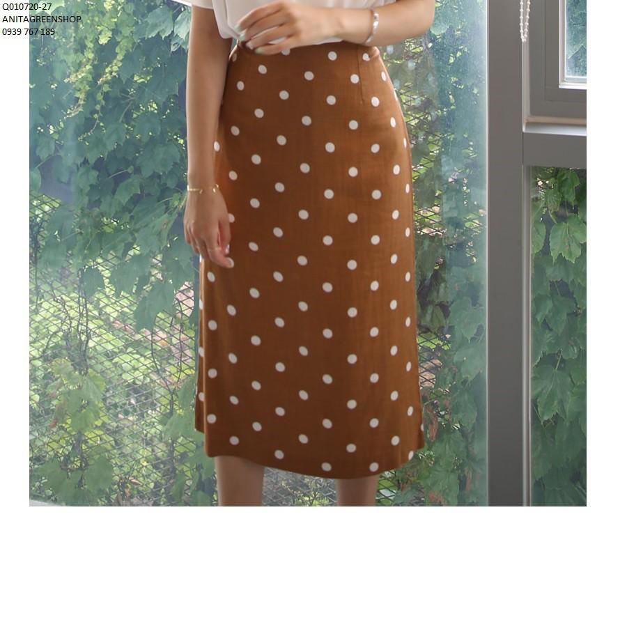 Q010720 CHÂN VÁY CHẤM BI