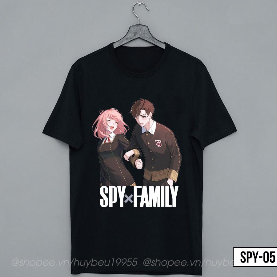 Áo thun Spy x Family, áo phông Anya, Loid, Yor anime Spyxfamily unisex chất liệu cotton thoáng mát