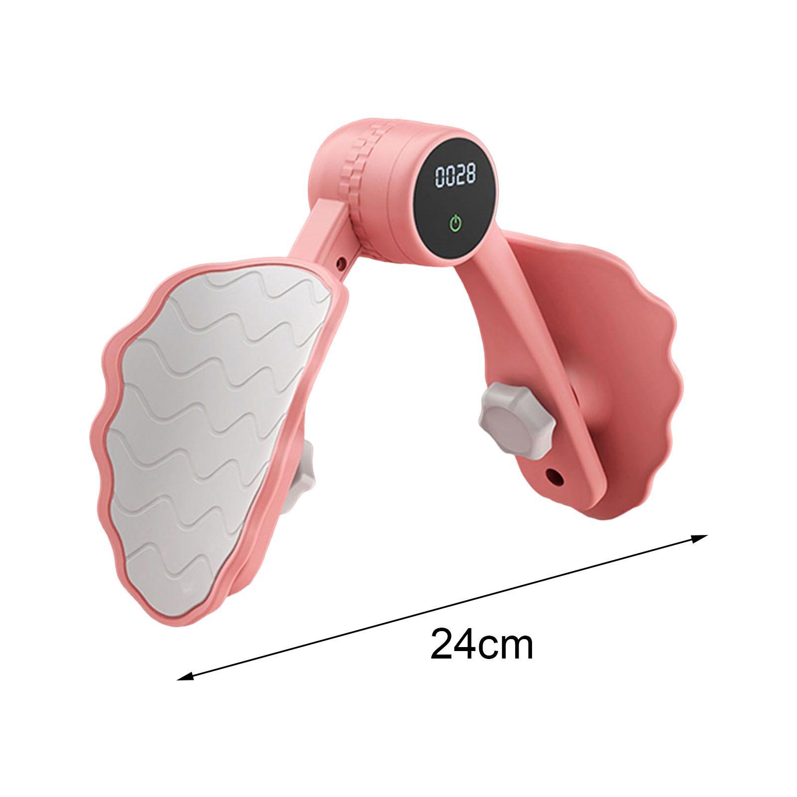 Intelligent Counting  Floor Trainer Leg Press Machine Pink