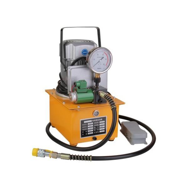 Bơm điện thủy lực DYB63F2 750w 7 lít dầu-Bơm 1 đường dầu có van từ