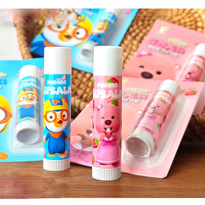 Son dưỡng chống nứt nẻ môi Pororo Lipbalm Hàn Quốc 4.2g