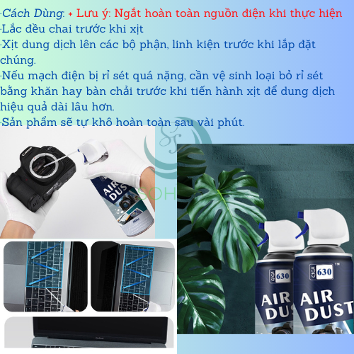 -Bình xịt vệ sinh máy ảnh, bàn phím, bo mạch máy tính 450ML- Bình xịt khí nén đa năng dùng cho máy quay, ống kính, điện thoại.-Hàng nhập khẩu