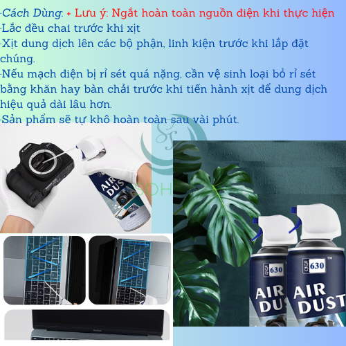 [KÈM KHĂN]-Bình xịt vệ sinh máy ảnh, bàn phím, bo mạch máy tính 450ML- Bình xịt khí nén đa năng dùng cho máy quay, ống kính, điện thoại.-Hàng nhập khẩu