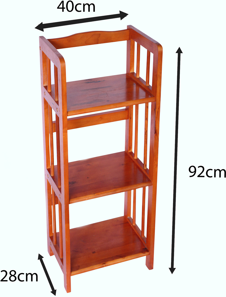 Kệ Sách Đứng 3 Tầng Phương Lâm - Màu Nâu