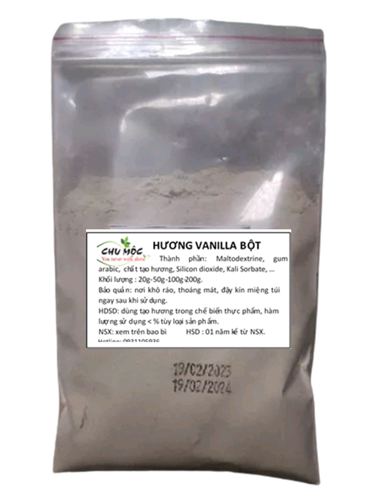 Hương Vani - Vanilla Flavor dạng bột (chiết lẻ từ bao 25kg)