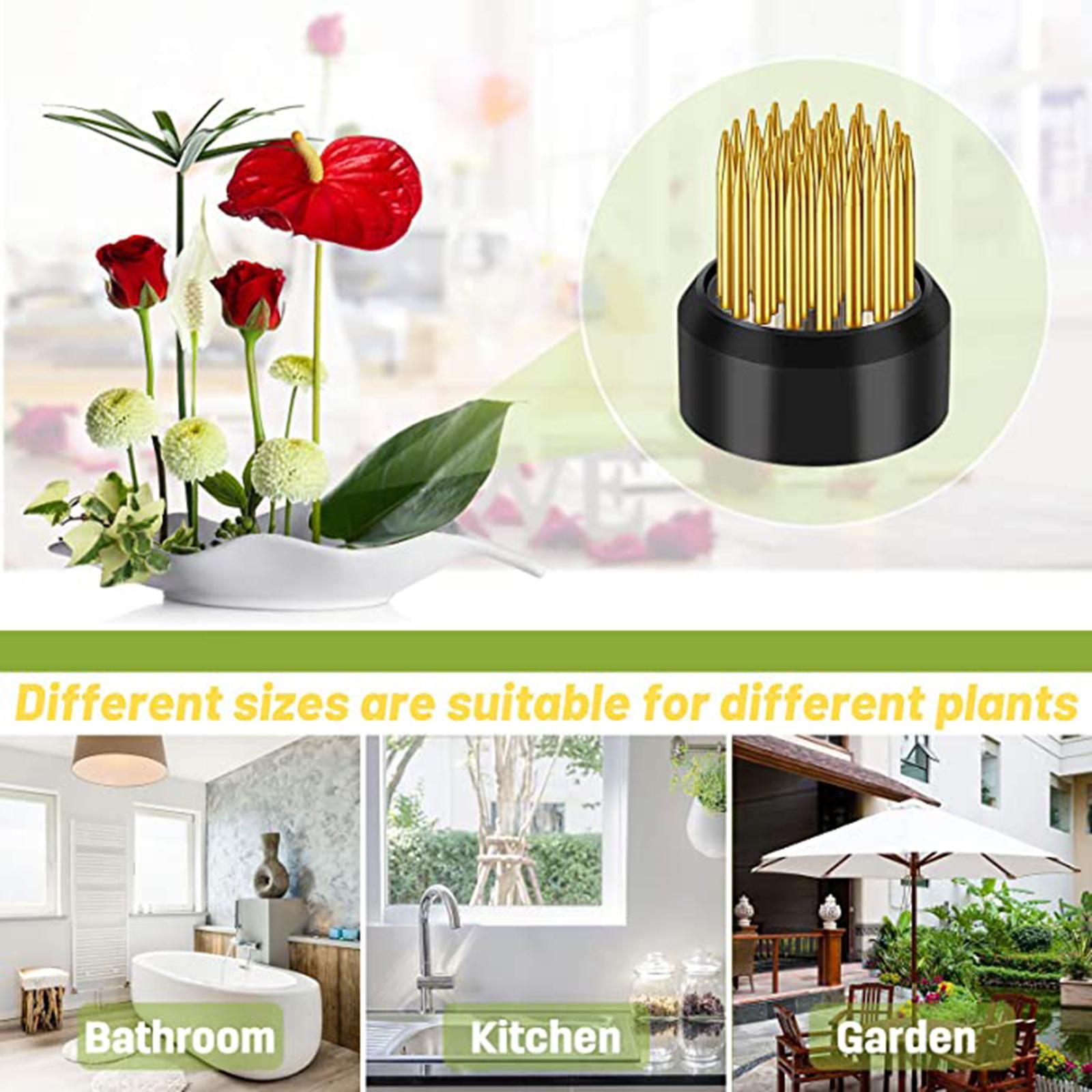 3Pcs Round Ikebana  Flower Arranging Frog Pin Holder Flower Fixed Tool