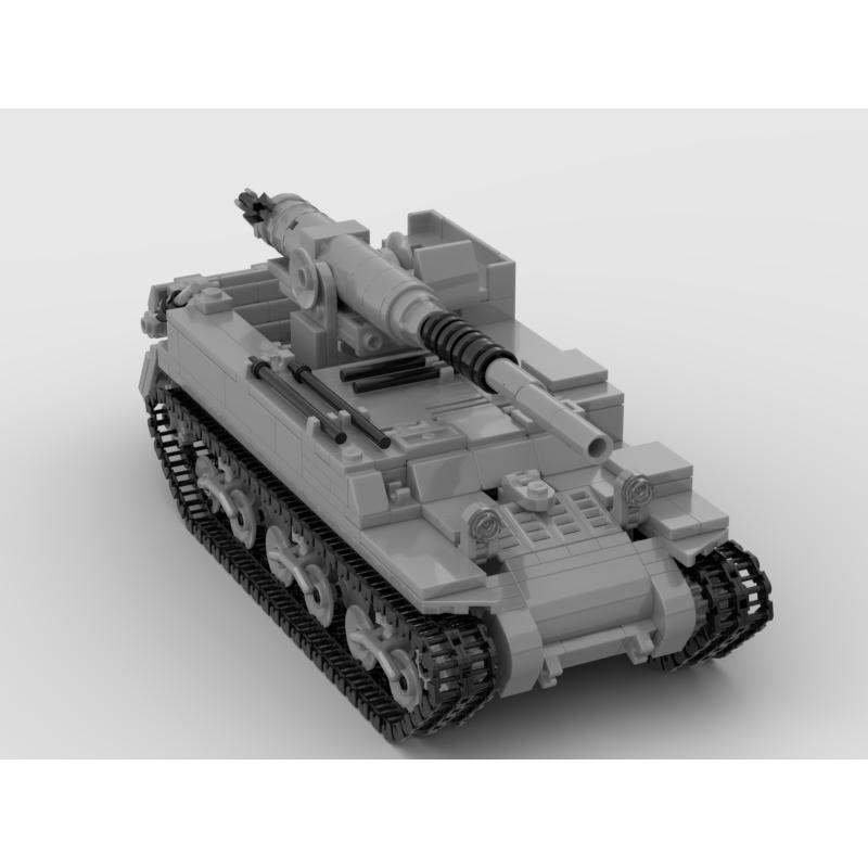 Đồ chơi lắp ráp Moc Tank M12 GMC