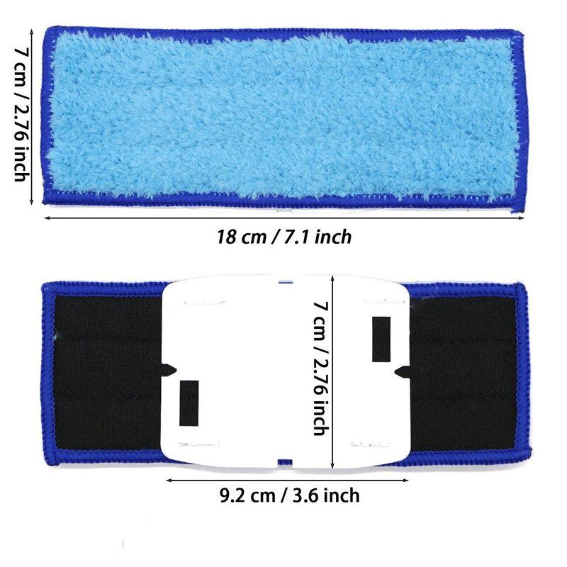 Khăn vệ sinh làm sạch microfiber có thể giặt được và có thể tái sử dụng khăn trong 240/241/245 10pcs (màu xanh)