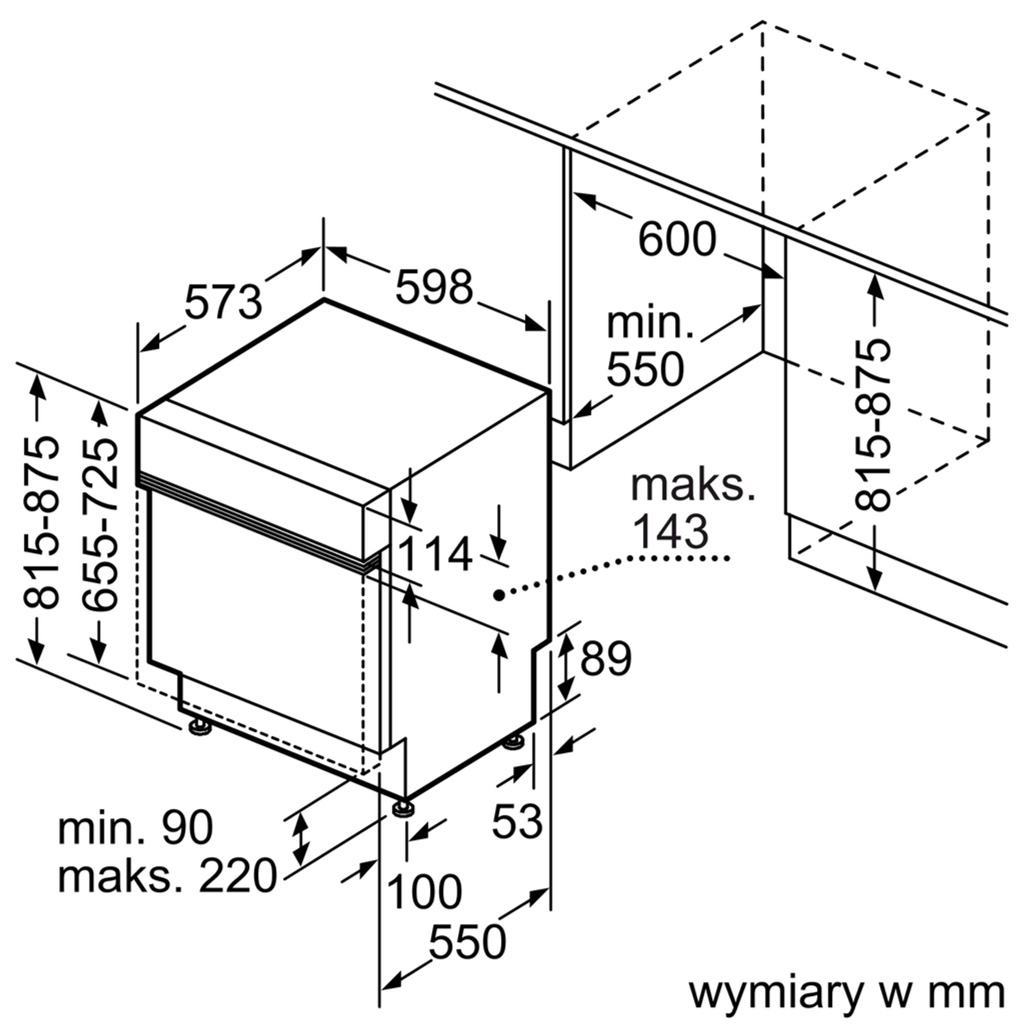 MÁY RỬA BÁT BOCSH SMI68NS07E - Hàng chính hãng