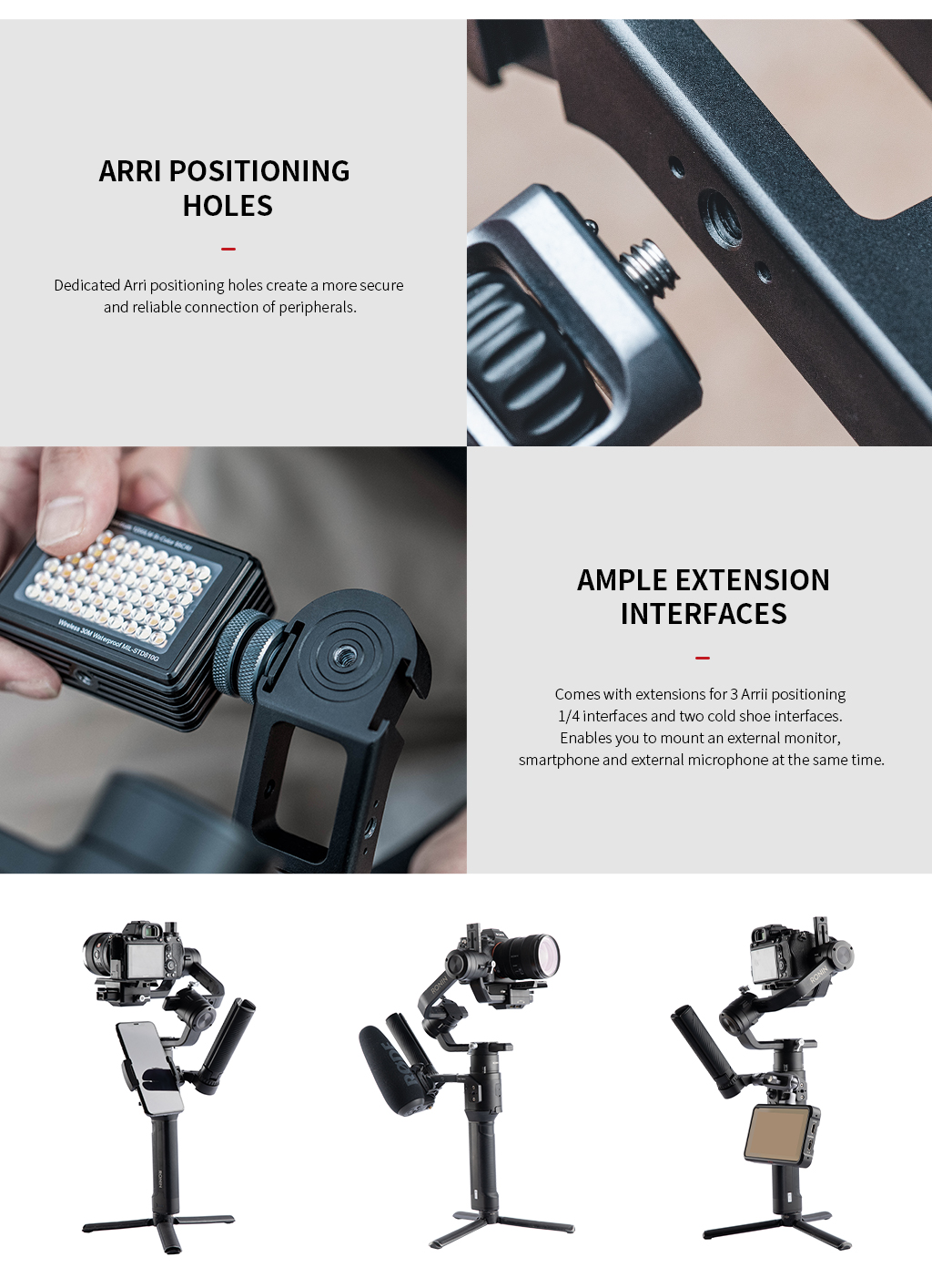 Phụ kiện PGYTECH Ronin S/SC Handgrip Mount Plus - Hàng chính hãng PGYtech