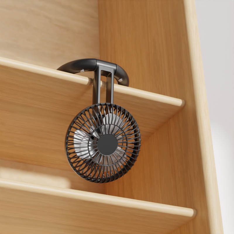Quạt gấp Xiaomi Qualitell Tắt tiếng Máy tính để bàn cầm tay có thể sạc lại 3 tốc độ Quạt nhỏ