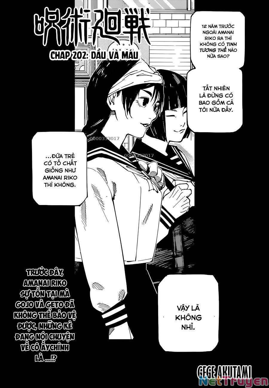 jujutsu kaisen - chú thuật hồi chiến chapter 202 3