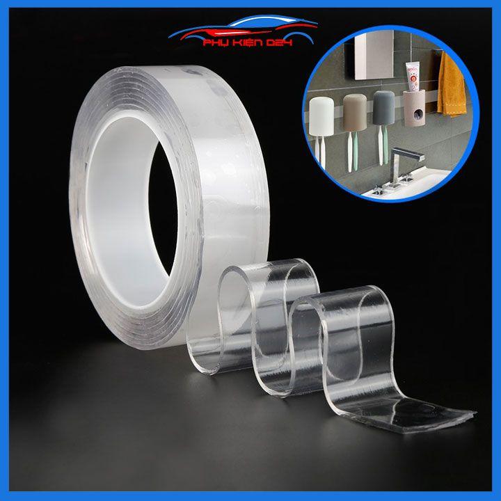 Băng dính ma thuật 1 mặt siêu dính - Băng dính đa năng thông minh dài 3 mét rộng 2cm