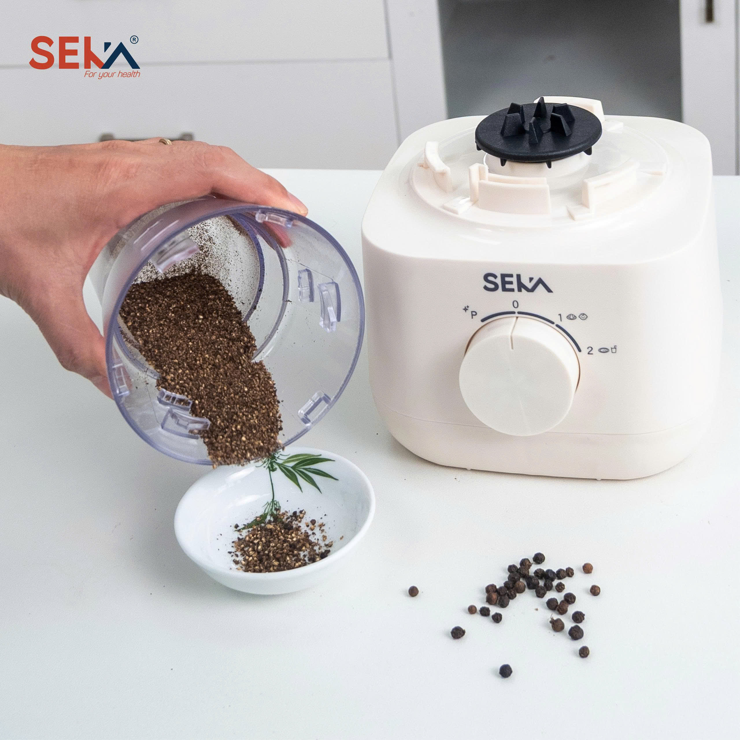 (NEW) Máy Xay Sinh Tố 3in1 SEKA SKX5 Động Cơ Lõi Đồng, 500W, 3 Cối Xay Sinh Tố, Xay Thịt, Xay Hạt - Hàng Chính Hãng
