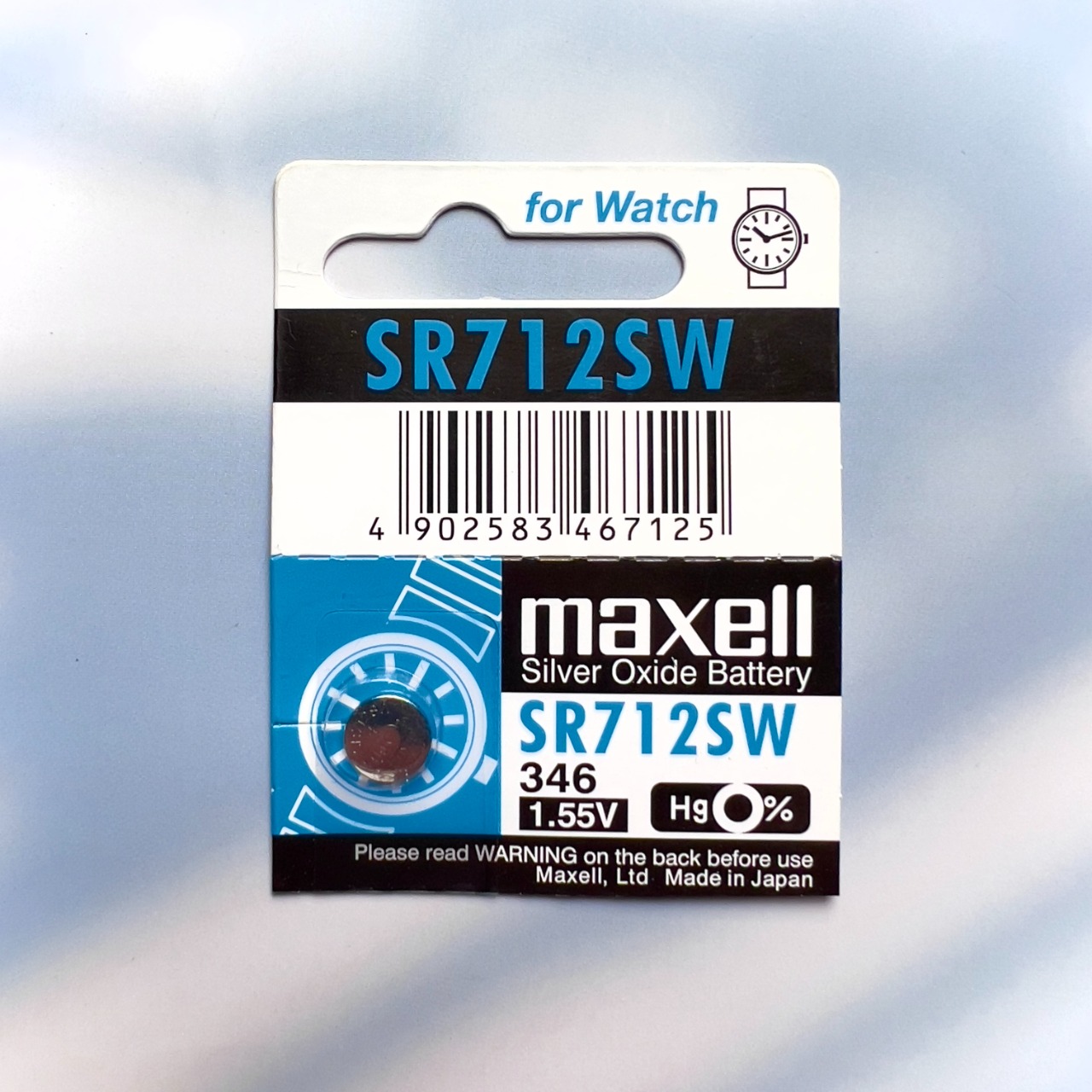 Pin Maxell Nhật Bản SR712SW / 346 (Viên Lẻ) Hàng Chính Hãng Made in Japan