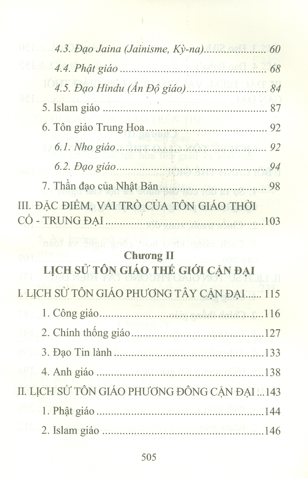 LỊCH SỬ TÔN GIÁO THẾ GIỚI VÀ VIỆT NAM