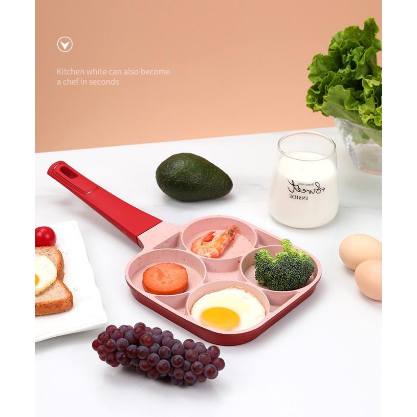 CHẢO CHỐNG DÍNH 4 Ô TRÒN KATA - Home and Garden