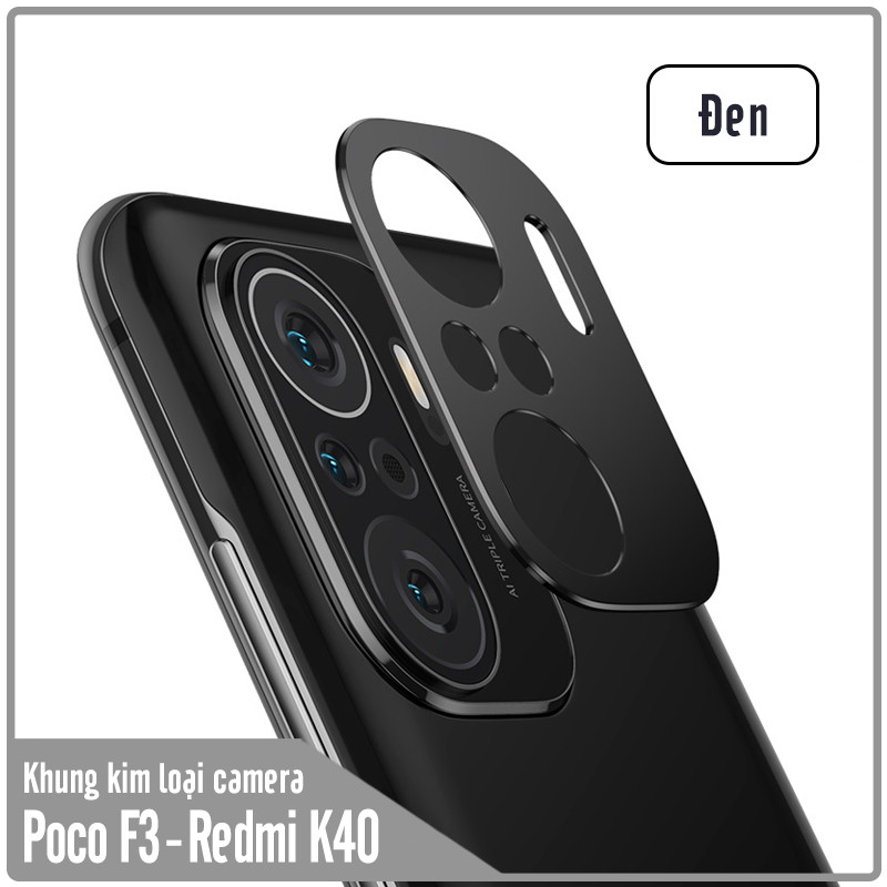 Khung bảo vệ camera cho Xiaomi Poco F3 - Redmi K40