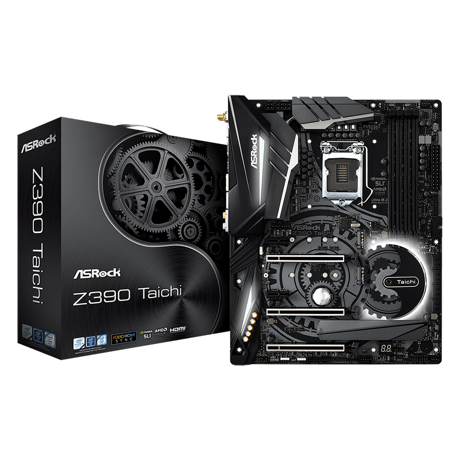 Bo Mạch Chủ Mainboard ASRock Z390 Taichi Socket 1151 - Hàng Chính Hãng