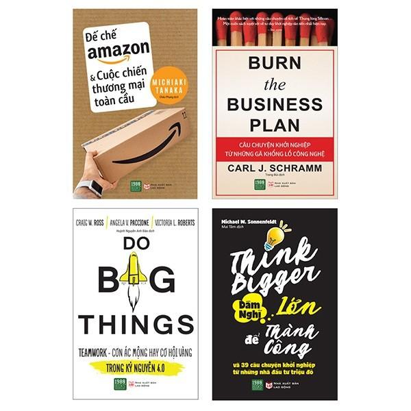 Sách Combo 4 Cuốn: Do Big Things + Dám Nghĩ Lớn Để Thành Công + Burn The Business Plan + Đế Chế - BẢN QUYỀN