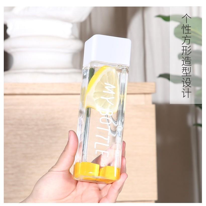 BÌNH ĐỰNG NƯỚC VUÔNG MÀU MY BOTTLE 500ML