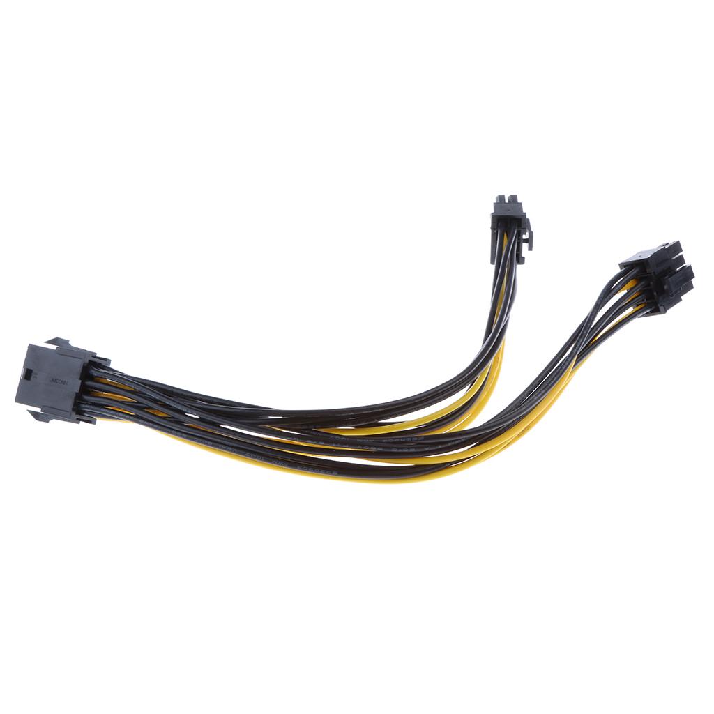 Phép Màu Sáng 559 8 Pin Để 2X PCIE Pin CPU Video Thẻ Cáp Chia Nguồn