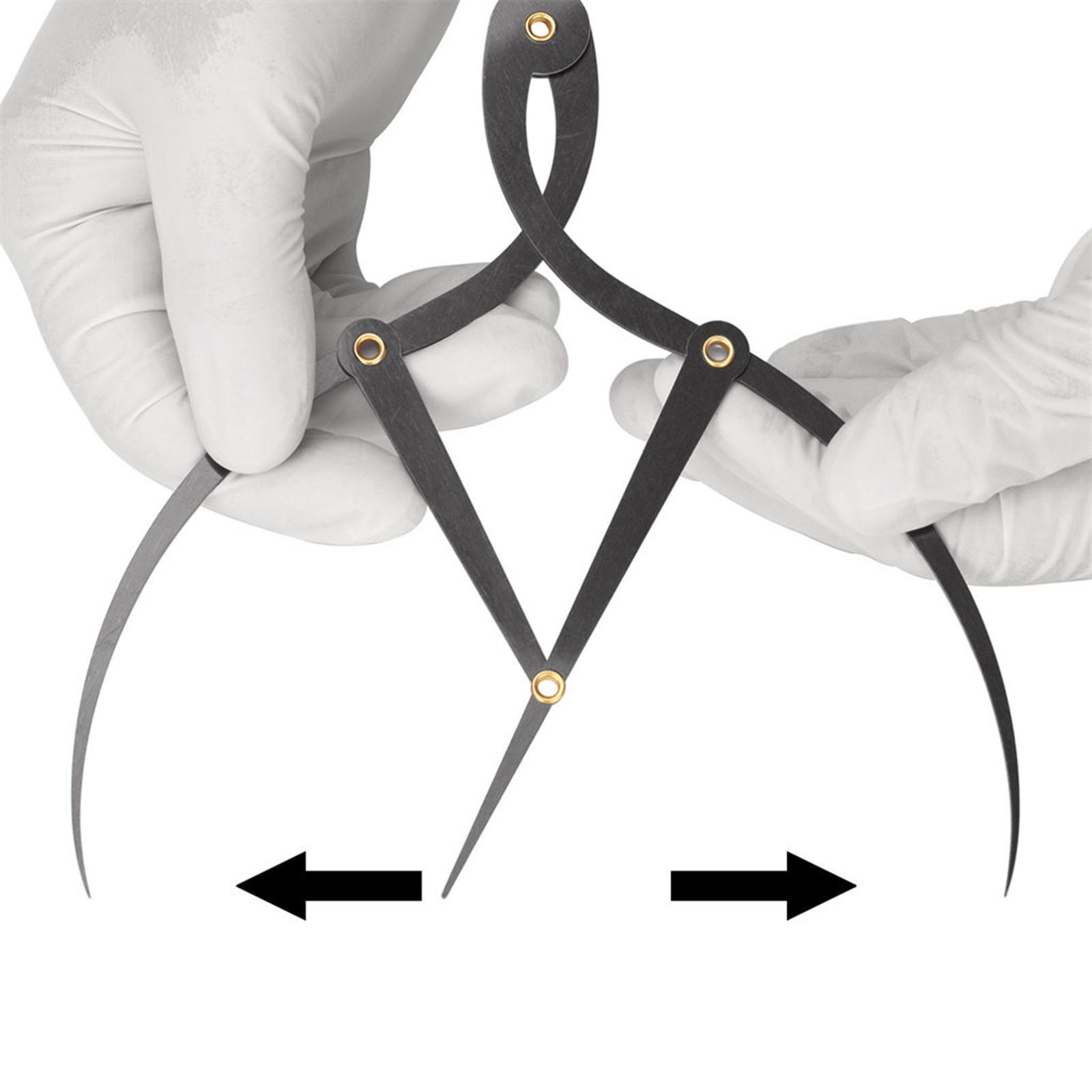 Eyebrow Ruler Stainless Steel for Drawing Line Beauty Salon Eyebrow Shaping