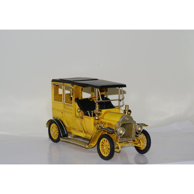 Mô hình Xe hơi cổ Kim loại trưng bày/ Vintage Metal Car Handmade Decoration (1810D-1147)