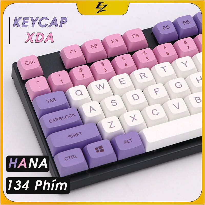 Keycap XDA Hana Thick PBT Dyesub Bộ Nút Cho Bàn Phím Cơ 134 Phím