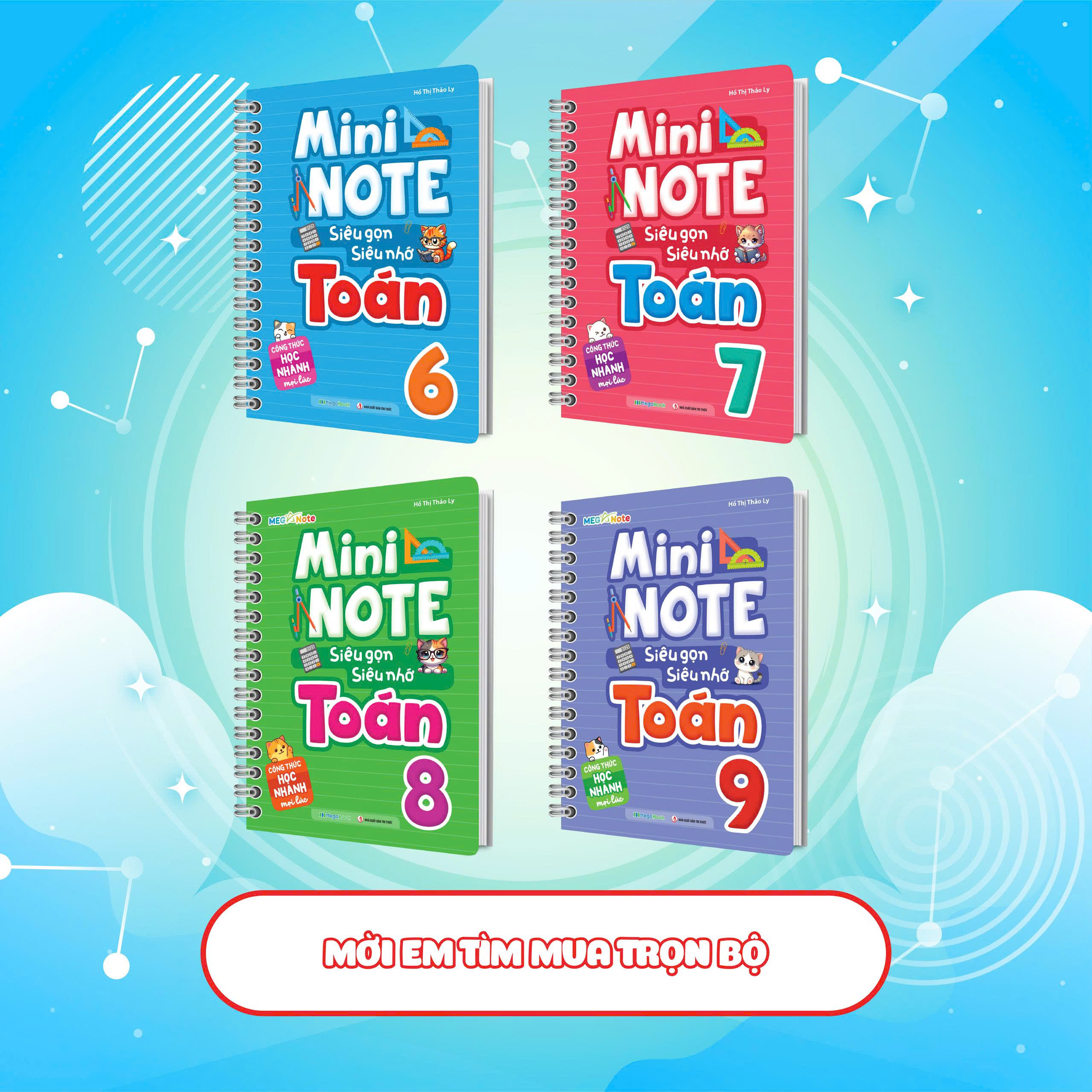 Sách Mini Note - Siêu Gọn, Siêu Nhớ Toán THCS