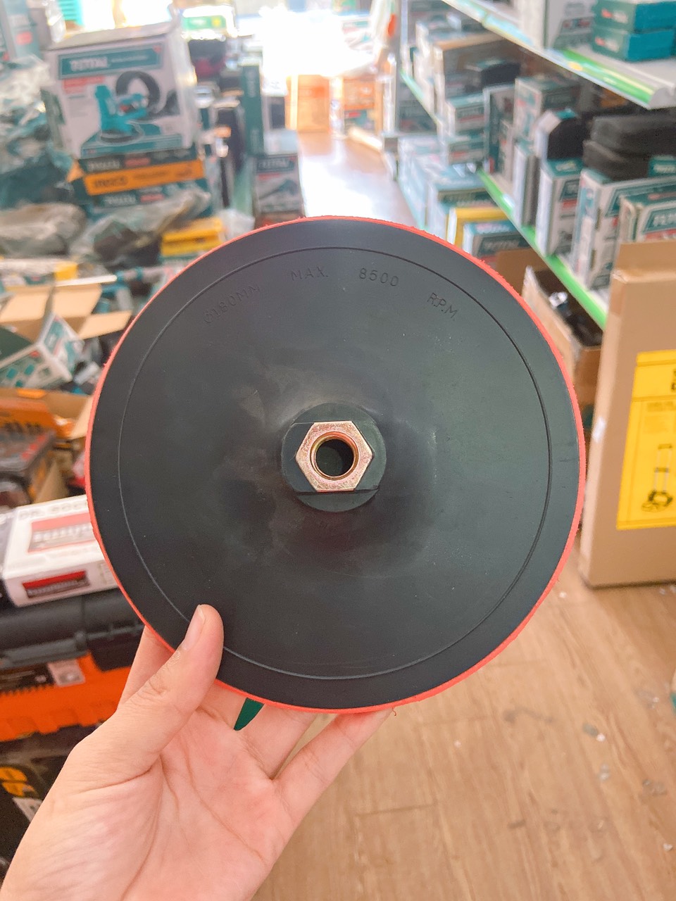 Đĩa cao su đánh bóng total 180mm TAC7121801