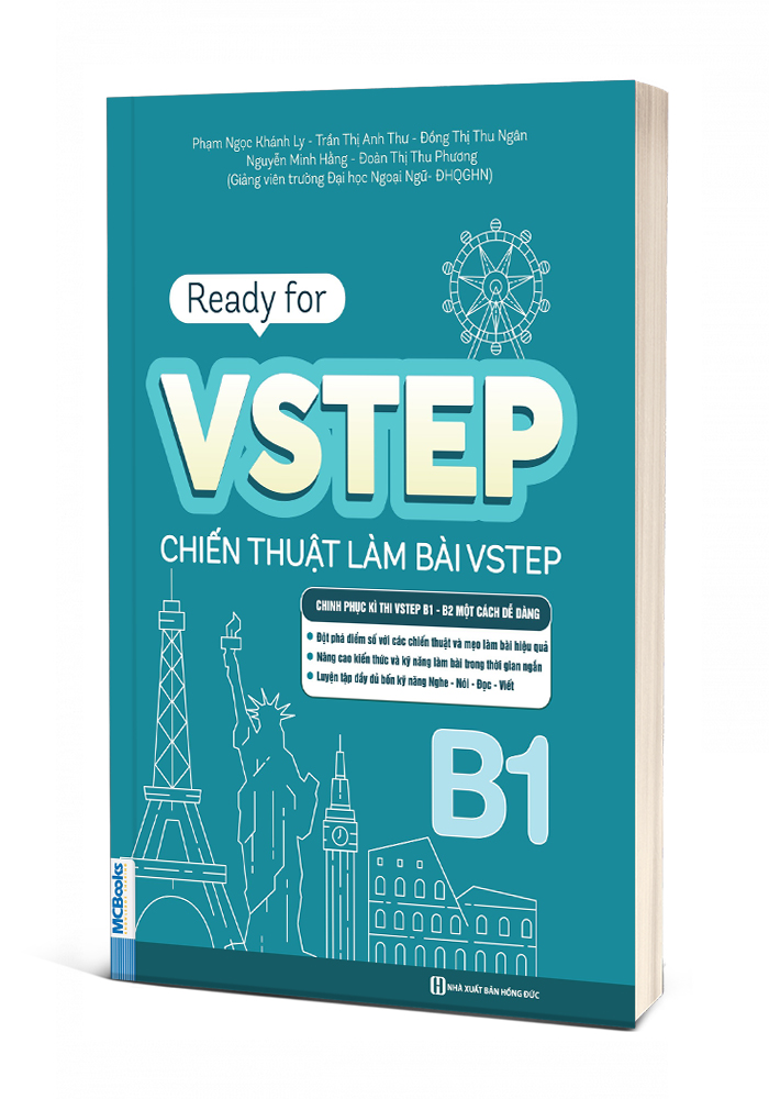Combo 2 Cuốn Ready For VSTEP - Chiến Thuật Làm Bài VSTEP B1,B2