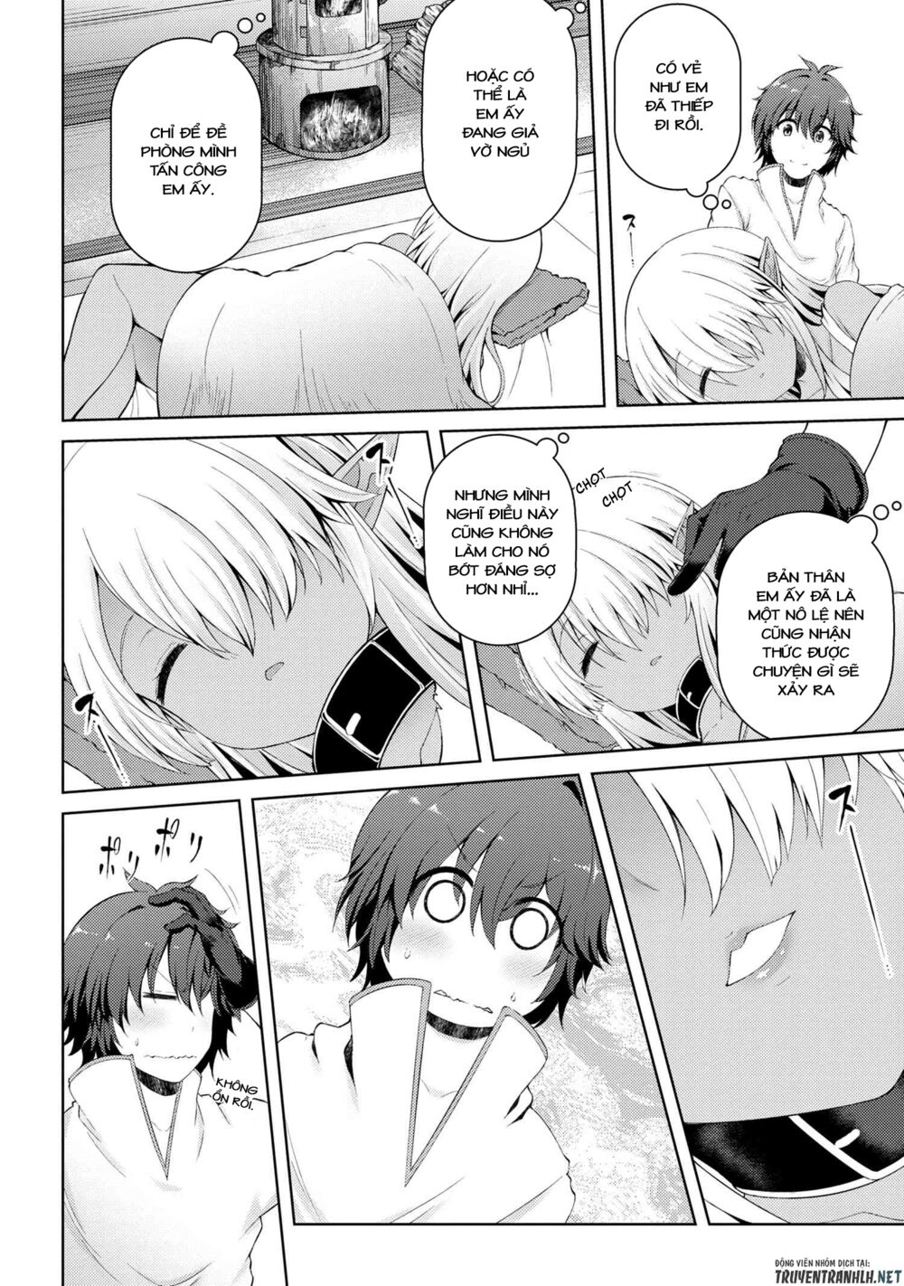 ngôi nhà của tôi đã bị đốt cháy, thế thì tại sao tôi không dùng hết số tiền còn lại để mua nô lệ dark elf? chapter 2 14